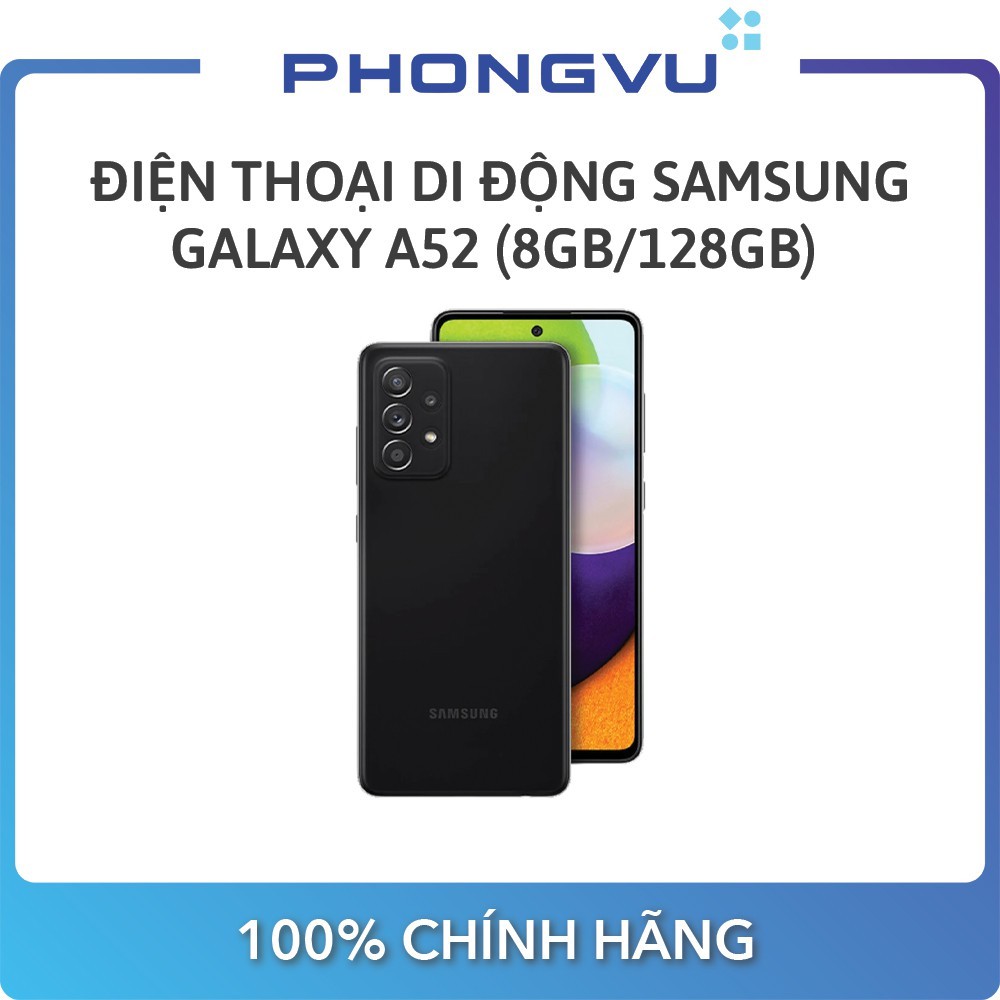 Điện thoại di động Samsung Galaxy A52 (8GB/128GB) (Đen) - Bảo hành 12 tháng