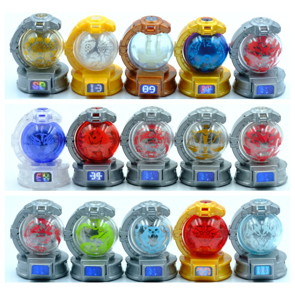 Đồ chơi Kyutama Set đặc biệt, siêu hiếm Chính hãng Bandai Mô hình DX candy gashapon Uchu Sentai Kyuranger Like New 99%.