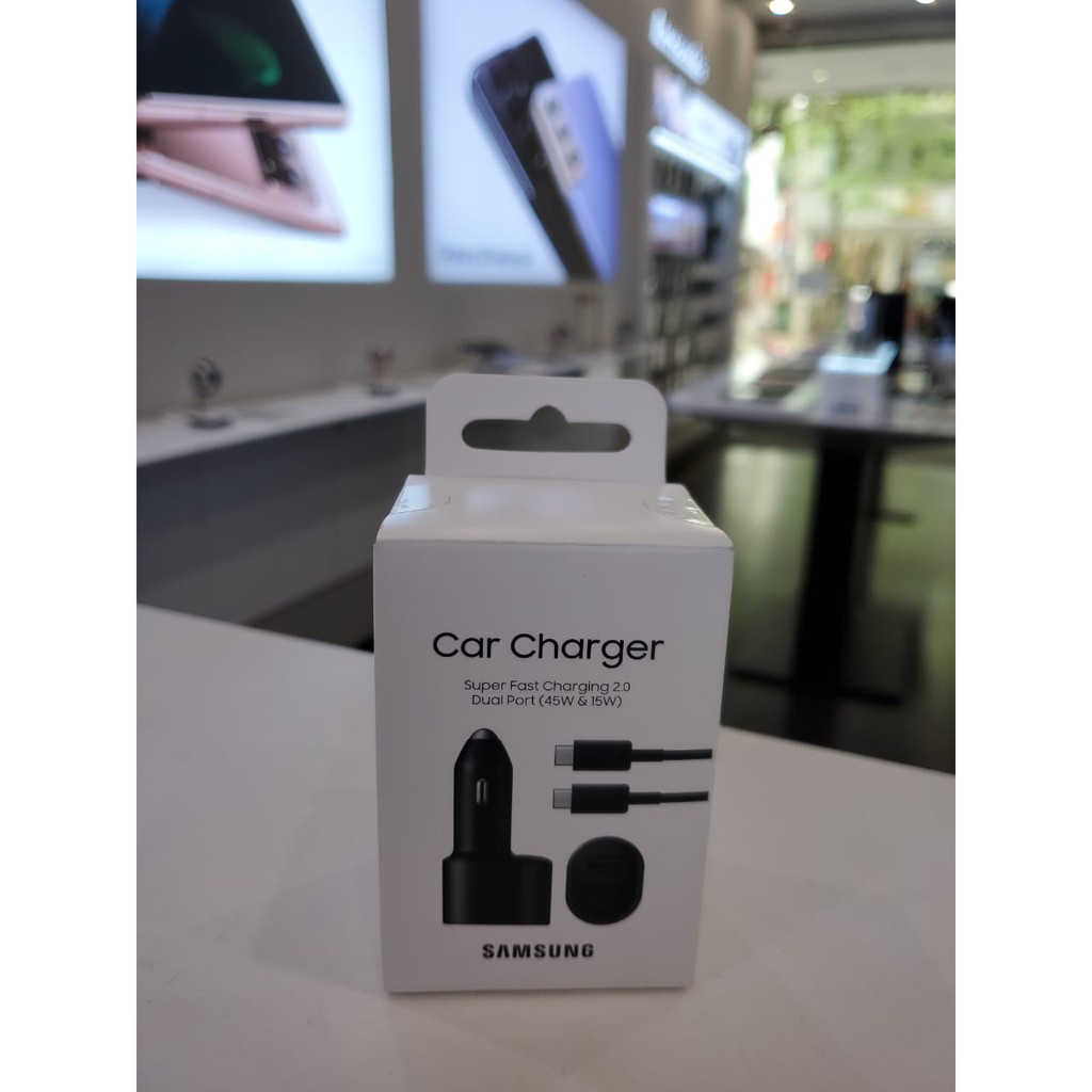 Tẩu sạc siêu nhanh ô tô 2 cổng Samsung Car Charger 60W ( 45W + 15W ) [ CHÍNH HÃNG FULLBOX ]