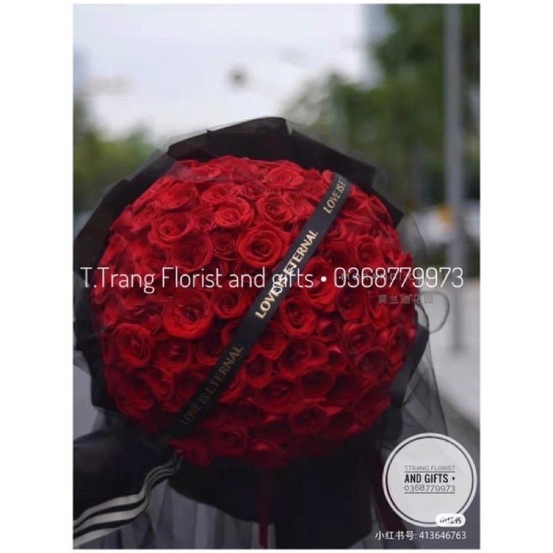 [ LẺ ] Ruy băng gần chữ ánh kim &quot; Love is internal &quot;dùng bó hoa quà tặng
