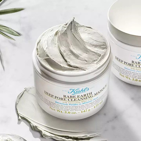 Mặt nạ đất sét Kiehl's Rare Earth Deep Pore Mask 142g/125ml Giảm mụn, loại bỏ bã nhờn hiệu quả sau 7 ngày