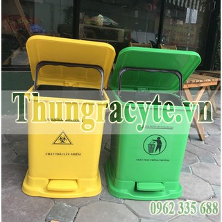Thùng rác y tế đạp chân 30 lít