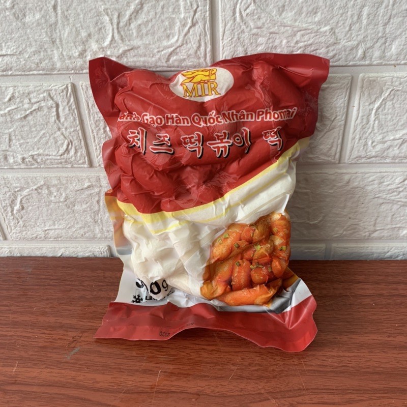 Combo 500g bánh gạo nhân phô mai gói trắng + 100g sốt nấu tokbokki