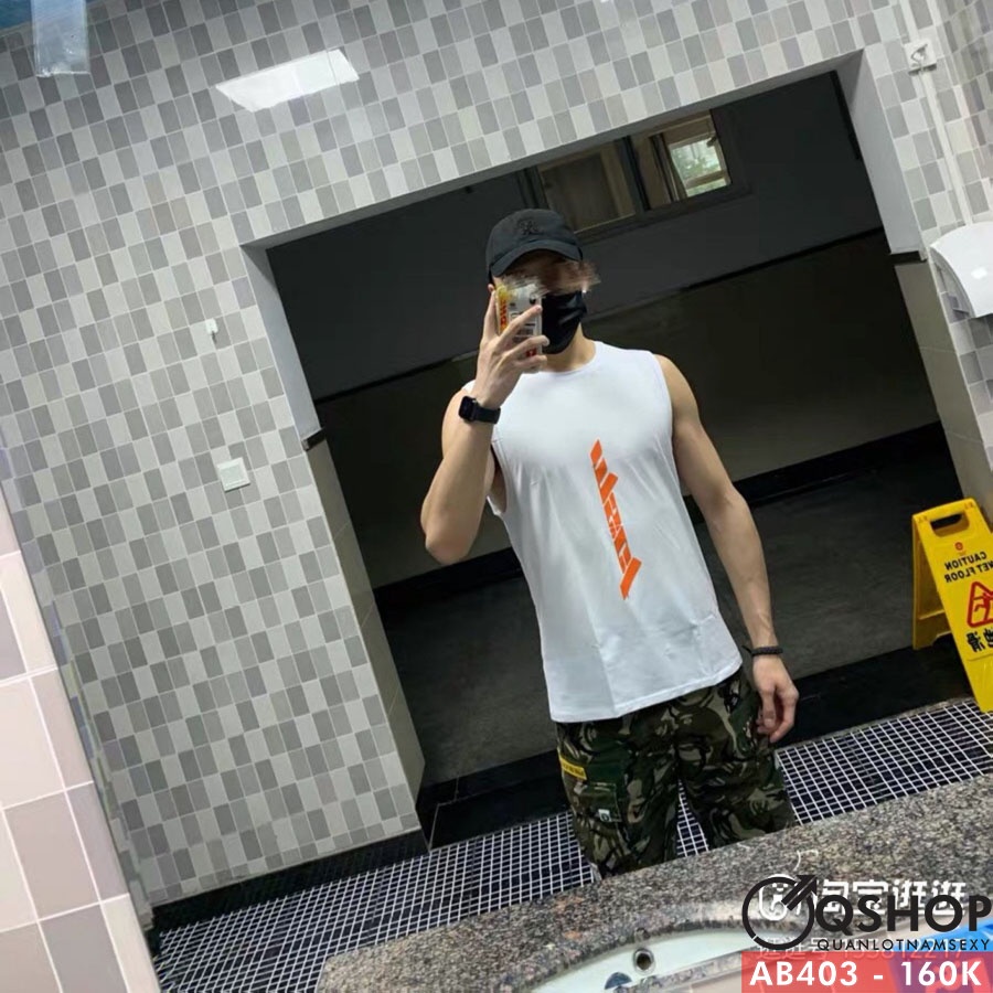 ÁO THUN TANKTOP TẬP GYM,ĐI CHƠI AB403