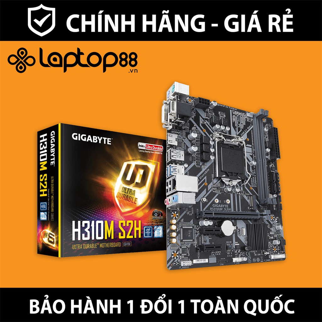 Mainboard Gigabyte H310M S2H ((Intel H310, Socket 1151, m-ATX, 2 khe RAM DDR4) - Hàng chính hãng - Bảo hành 36 tháng