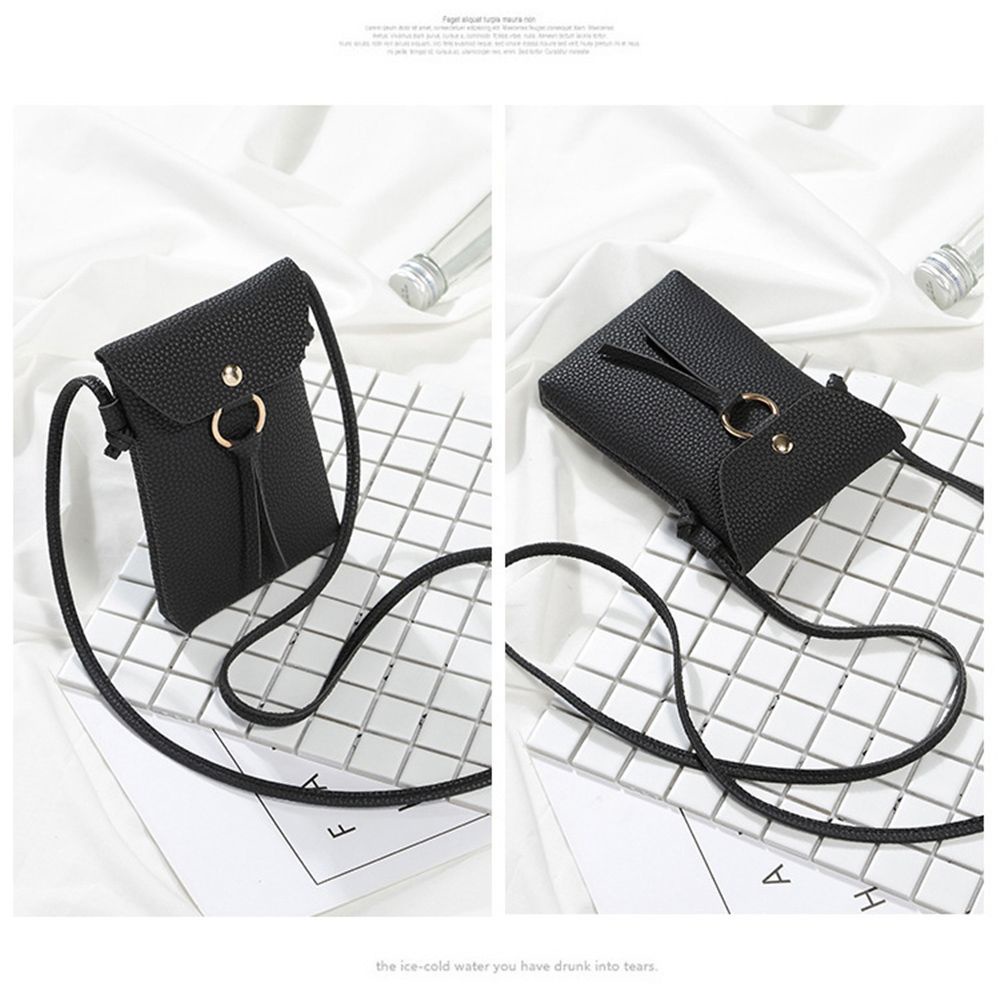 Túi đeo chéo mini đựng điện thoại MIHAN1 chất liệu da PU