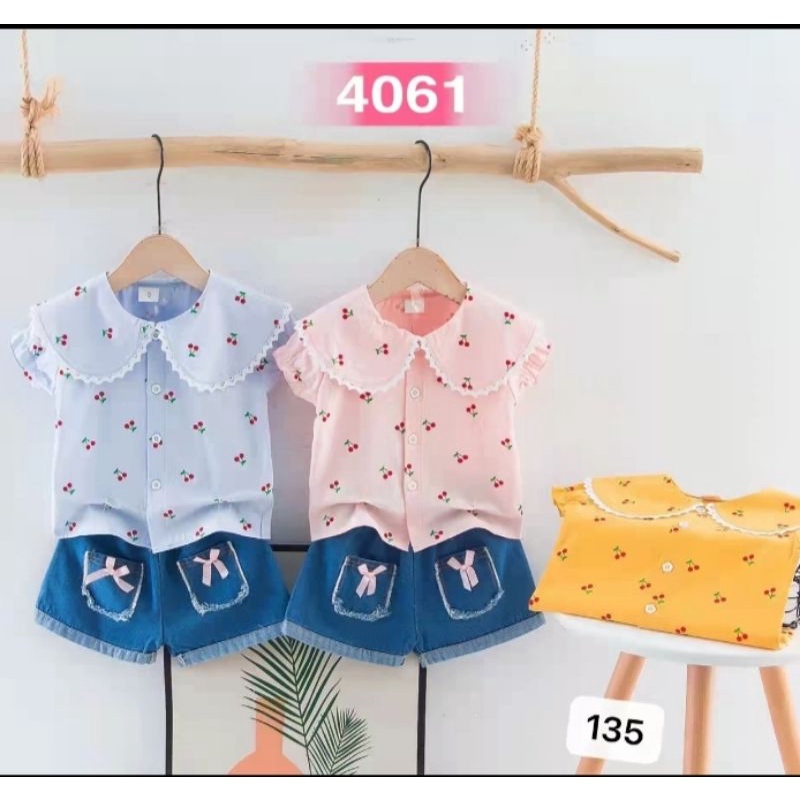 Bộ Bé Gái Nhập Khẩu hotpen 6 Tháng _3 Tuổi