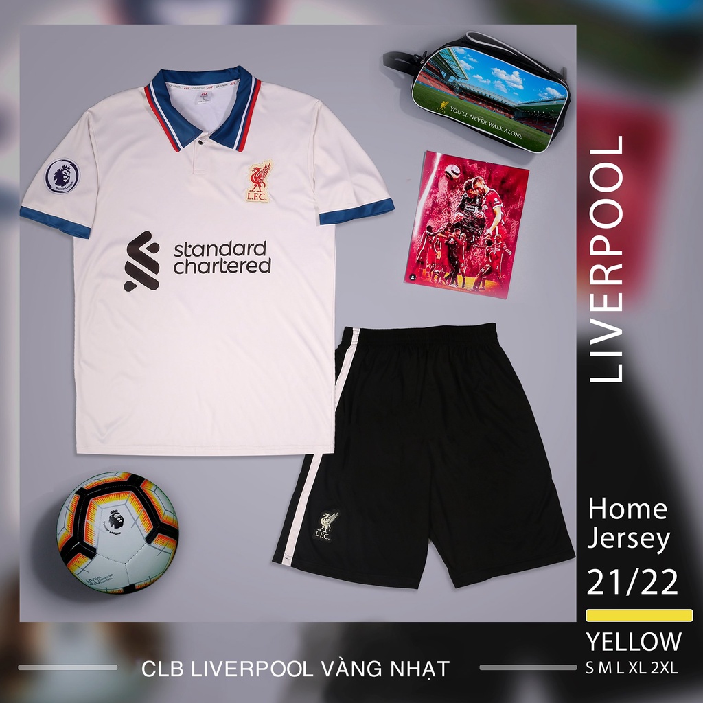 Đồ bóng đá CLB ngoại hạng Anh Liverpool  2021-2022 mùa mới  | Chống nắng | Thể thao | Bóng đá | Gym  | Chạy bộ