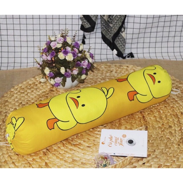 Vỏ gối ôm cotton poly