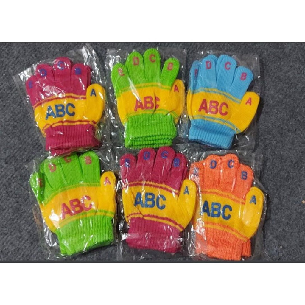 găng tay len cho bé từ 1- 4 tuổi mã chữ cái - Duonghieu6789