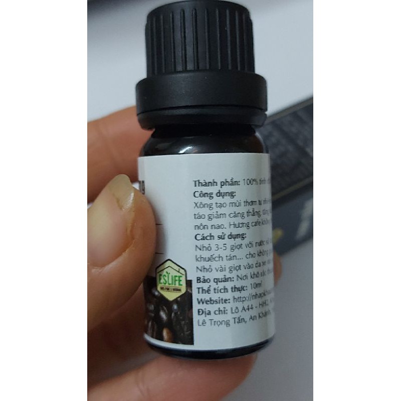 Tinh dầu Hương Cafe Eslife | Khử mùi hôi oto | Thơm phòng | Khử mùi hôi chống say tàu xe oto tinh dầu khuếch tán xông đố | BigBuy360 - bigbuy360.vn