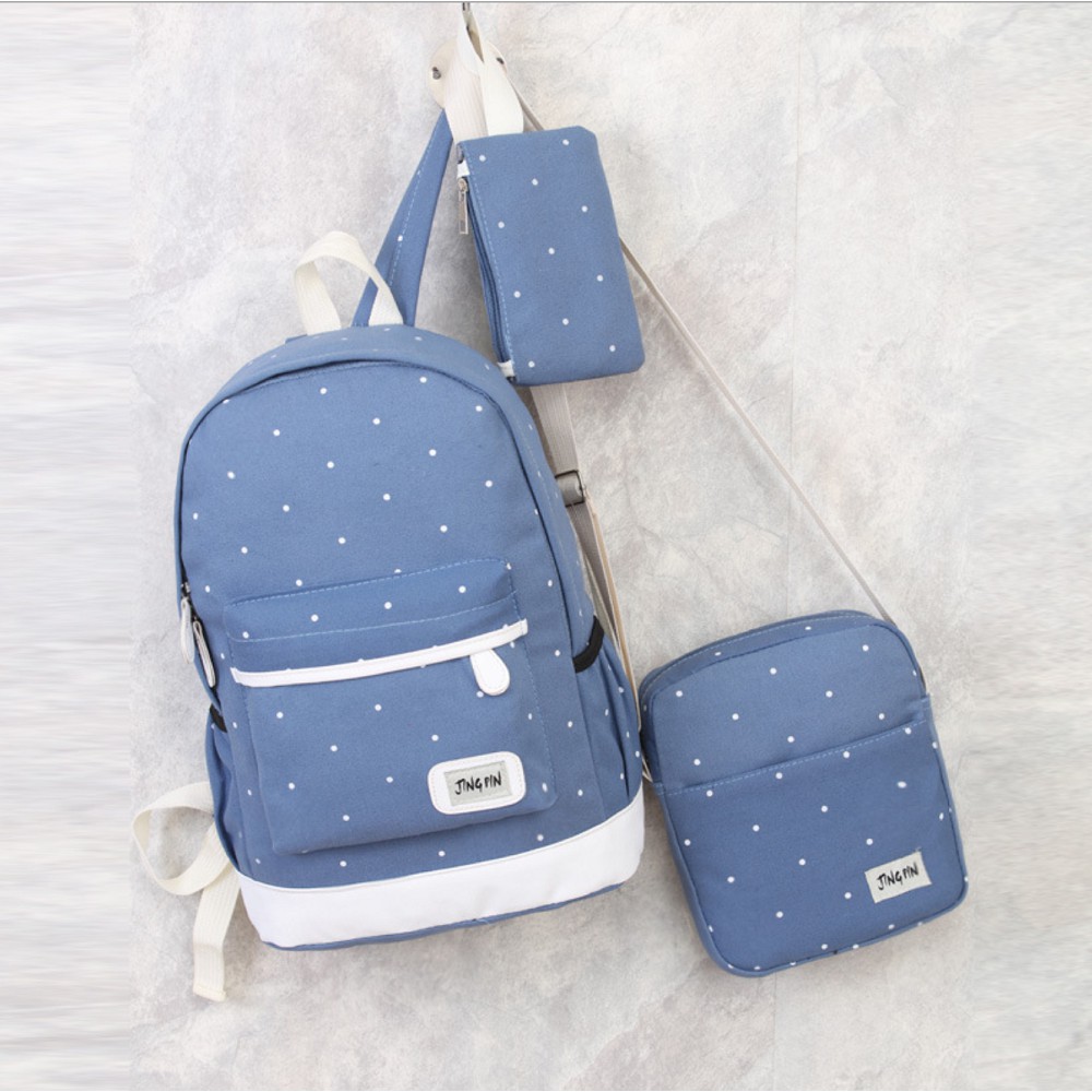 Balo bỉm sữa cho mẹ và bé 3 chi tiết trẻ trung năng động, túi xách bỉm sữa