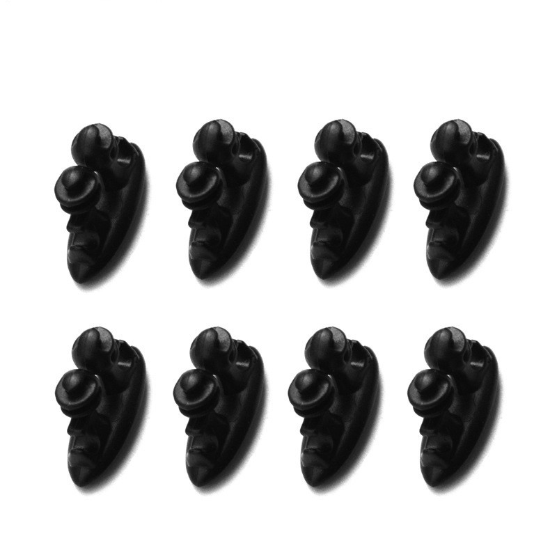 Trọn Bộ 08 nút kẹt giữ dây điện, dây cáp sạc điện thoại, GPS cho xe hơi, ô tô, xe tải, bàn làm việc INO01 | BigBuy360 - bigbuy360.vn