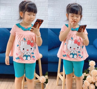 🔥Bộ thun hình thú dễ thương cho bé gái