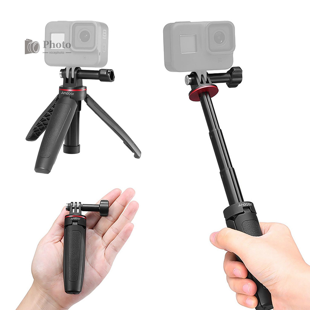 ANDOER Chân Tripod Mt-09 Cho Máy Ảnh / Điện Thoại 9 / 8 / 7 / 6 / 5