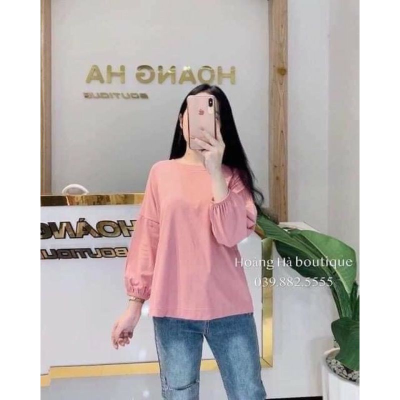Áo nỉ thu đông bo gấu tay siêu xinh AT02 | BigBuy360 - bigbuy360.vn