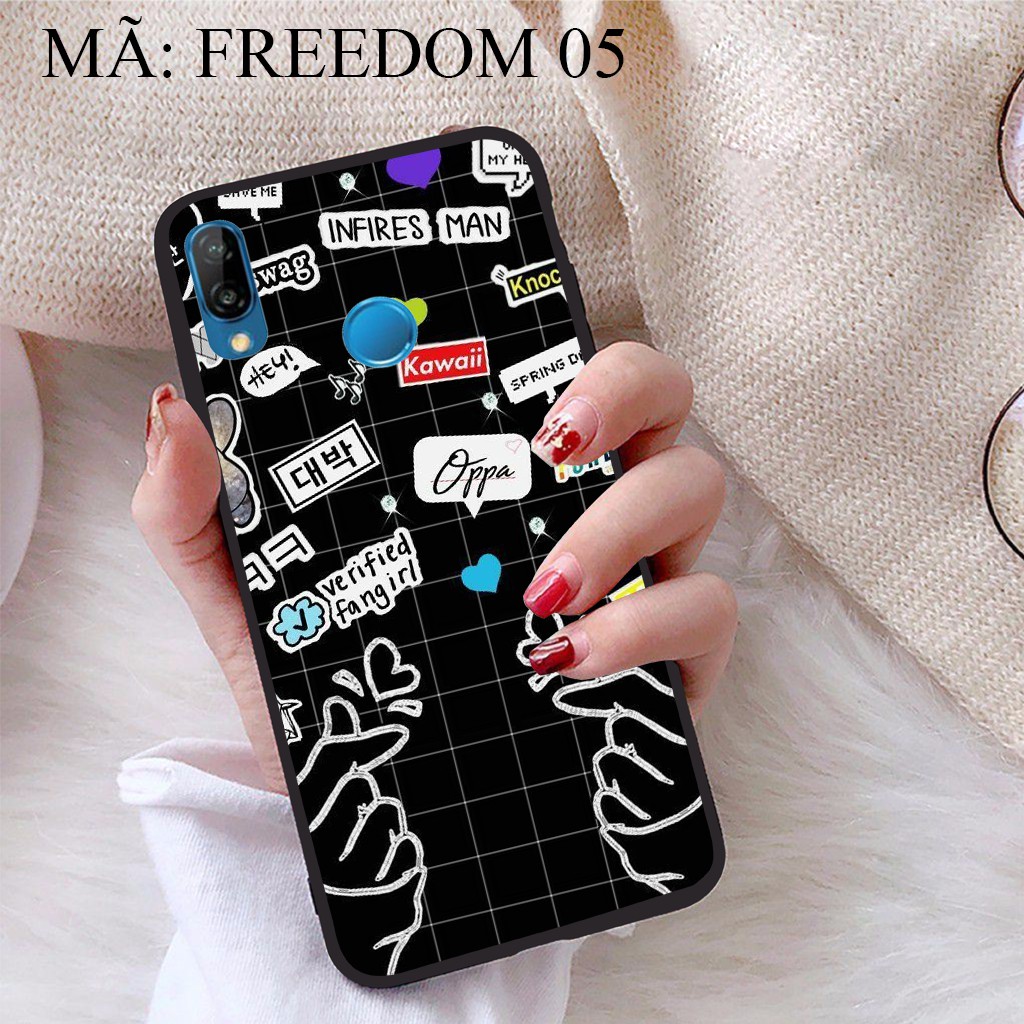 Ốp lưng Huawei Nova 3E viền dẻo TPU BST Phong Cách Freedom