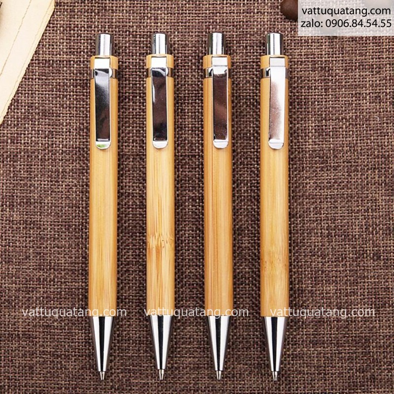 Combo 50 Phôi bút tre viết tre chưa in, chưa khắc tên, bút trơn