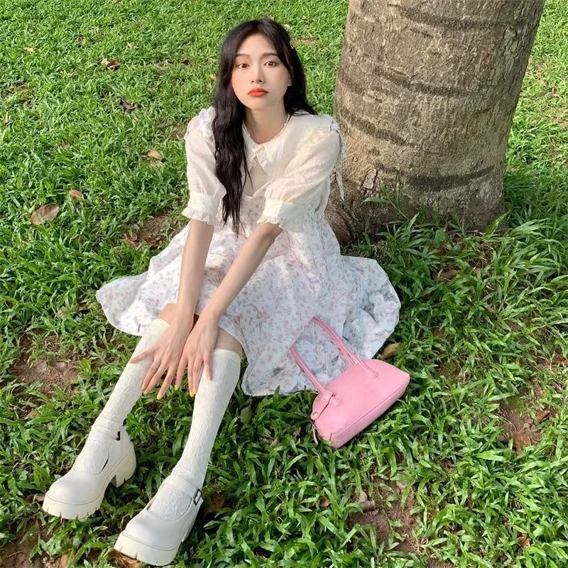 Đầm Hoa Dáng Chữ A Thời Trang Mới Cho Nữ