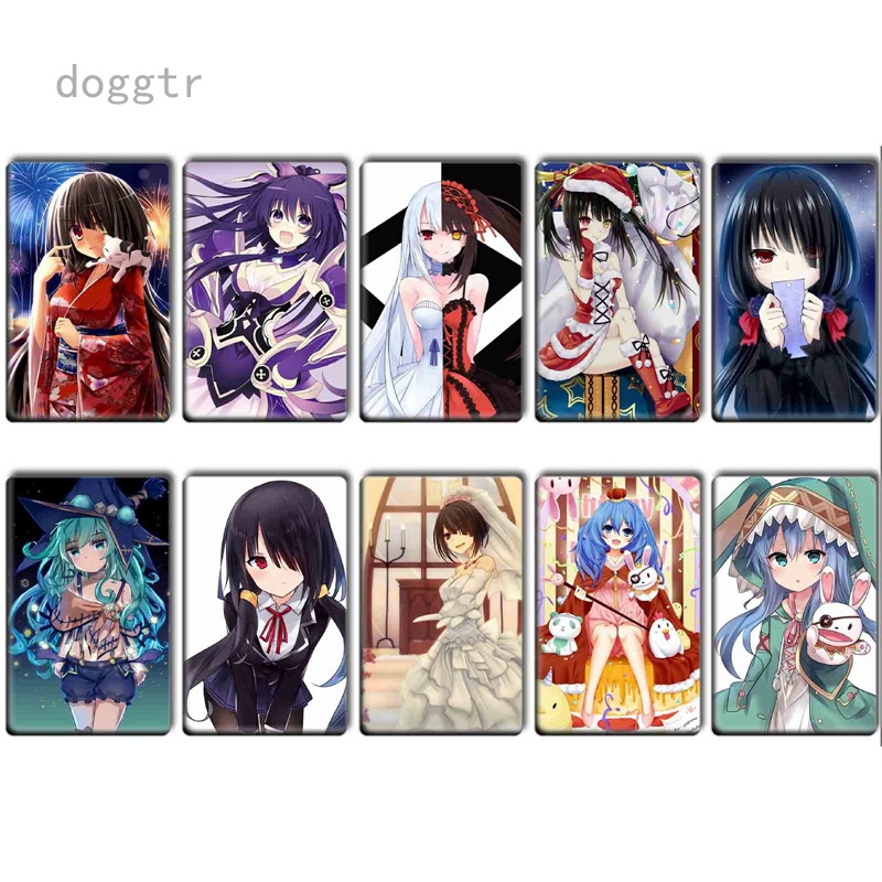 Set 10 Nhãn Dán Trang Trí In Chữ Date A Live