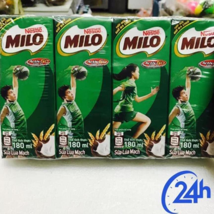 Sữa Milo 4 hộp ×180ml