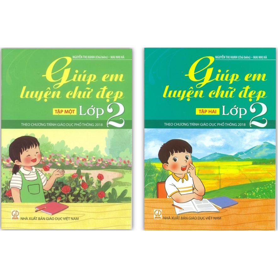 Sách - Combo Giúp em luyện chữ đẹp Lớp 2 (Tập 1 + Tập 2)