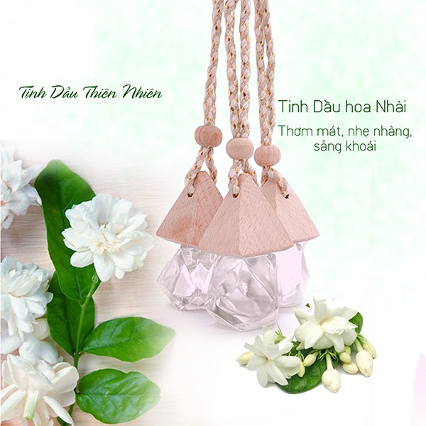 Tinh dầu treo xe ô tô, tinh dầu treo xe hơi hương sả chanh, quế, nhài, lavender, cam ngọt,.. khử mùi, chống say xe