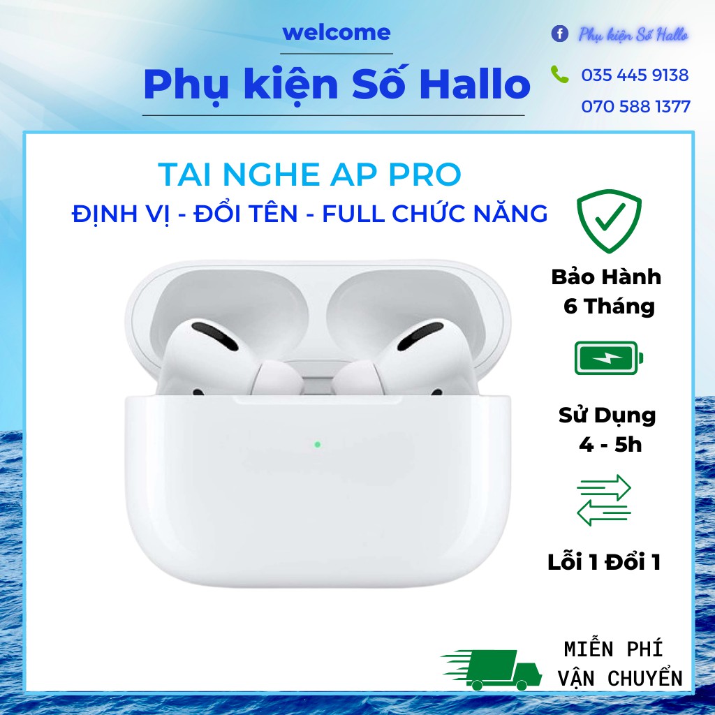 Tai nghe bluetooth không dây nhét tai - TWS PRO - Chống ồn ANC cao cấp nhất - Đầy Đủ Các Chức Năng - Sạc Không Dây