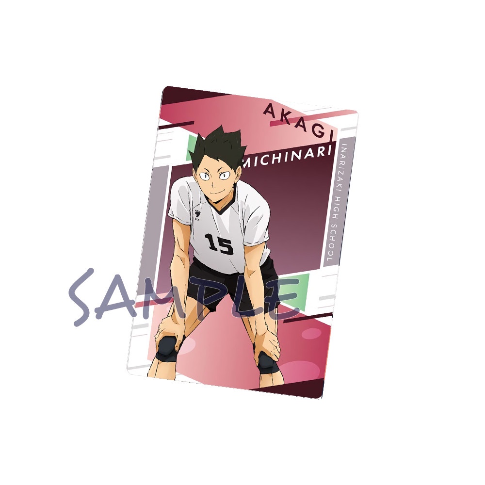 M5 Ảnh thẻ in hình HAIKYUU!! Vua Bóng Chuyền card bo góc viền 5*8cm anime chibi sưu tầm độc đáo