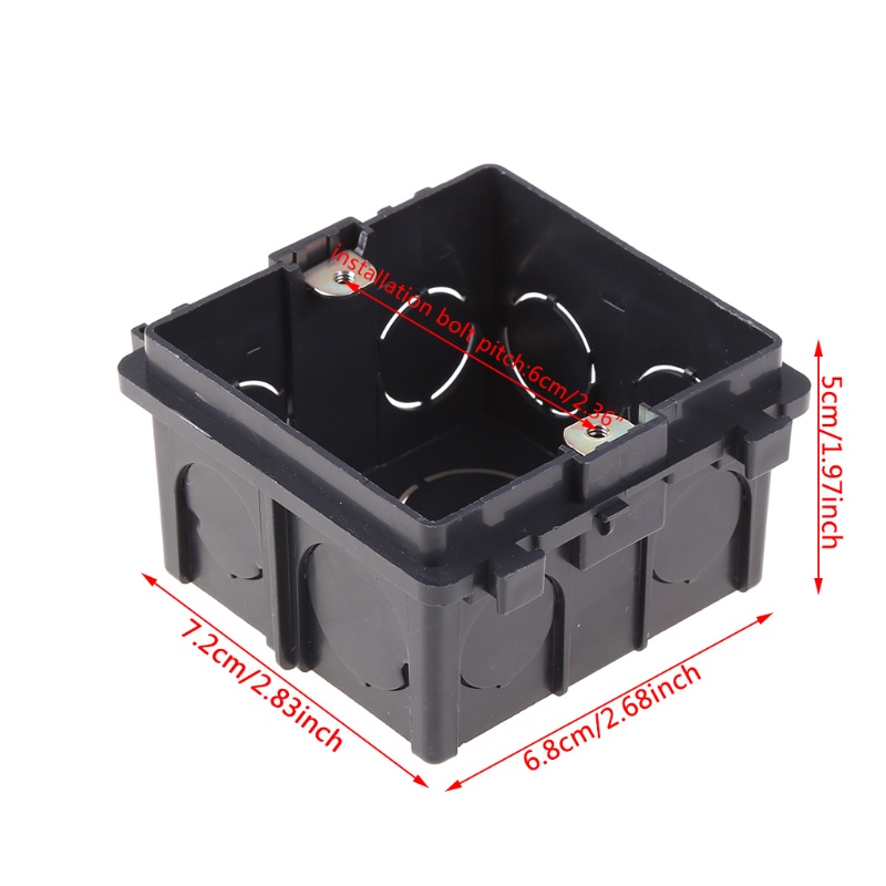 Hộp Đựng Băng Cát Sét PVC 86 Loại Gắn Tường Cho Công Tắc