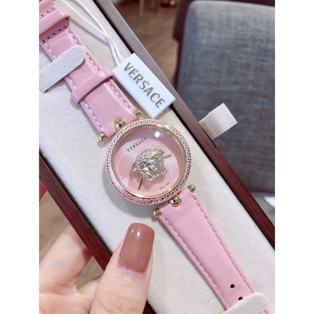 Đồng hồ nữ Versace dây da độc đáo