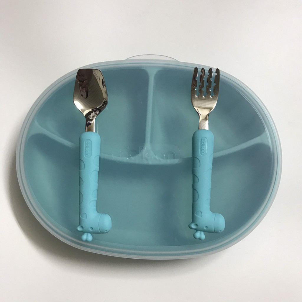 Khay Ăn Dặm Silicon Dế Hút Chân Không Chống Đổ Edison