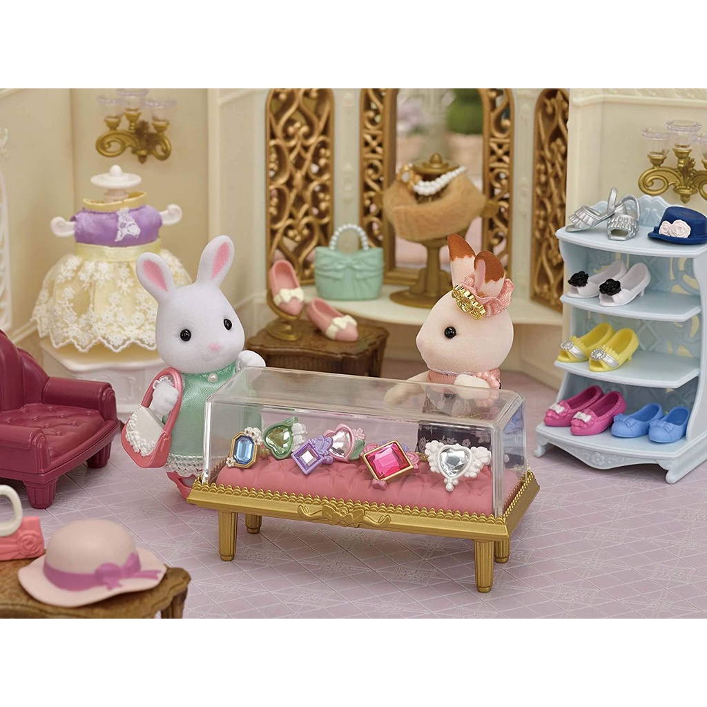 Đồ Chơi Sylvanian Families Thời Trang Thành Thị Của Quý Cô Thỏ Sữa Milk Rabbit Town Fashion Outfit Set