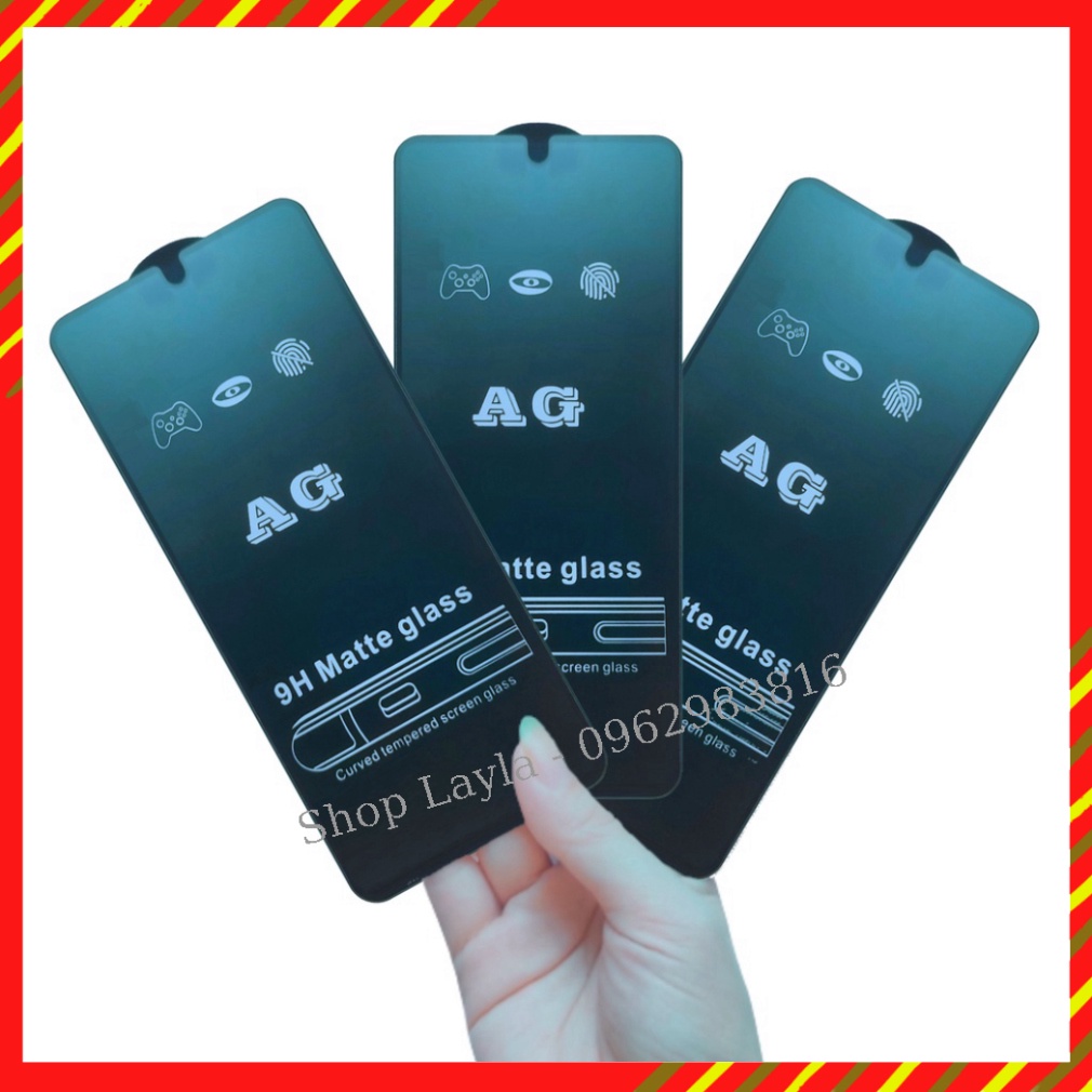Kính Cường Lực Samsung A12 A22 A31 A32  - Full màn hình - Phủ Nano Cao cấp