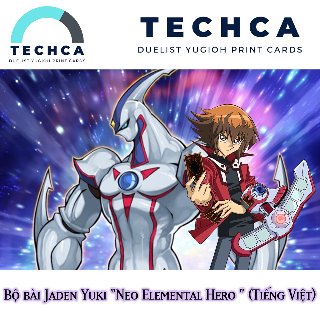 Bài In Tiếng Việt - Bộ bài Yugioh - Jaden Yuki Neo Elemental Hero Deck