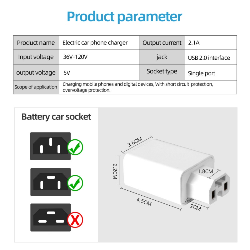 Bộ sạc Fonken 5V 1.2A dành cho điện thoại thông minh/ xe hơi