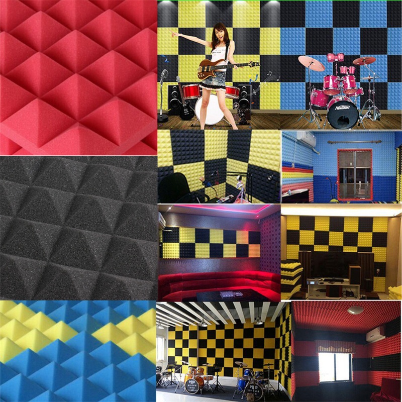 Miếng Xốp Cách Âm Hình Kim Tự Tháp 50x50cmx5 5cm Chuyên Dùng Trong Studio