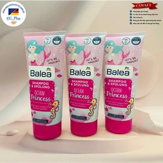 Dầu gội xả Balea 2 in 1 Little Princess dành cho bé gái - Đức 200ml - công chúa