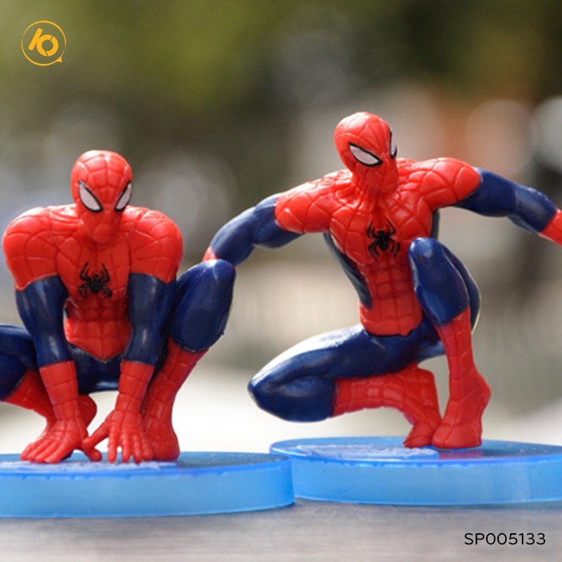 Mô hình siêu anh hùng Avengers 10.5cm trang trí bàn làm việc, ô tô siêu chất -spider man (con)