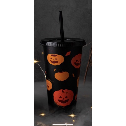 Ly Starbucks 710ml Haloween Reuseable