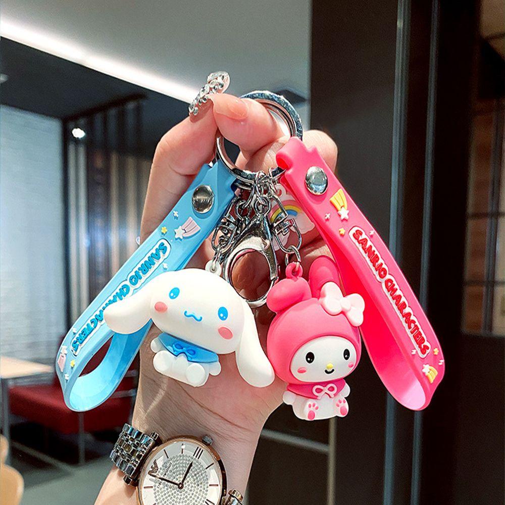 LANFY Móc Khóa Hình Búp Bê Kuromi Dễ Thương charms