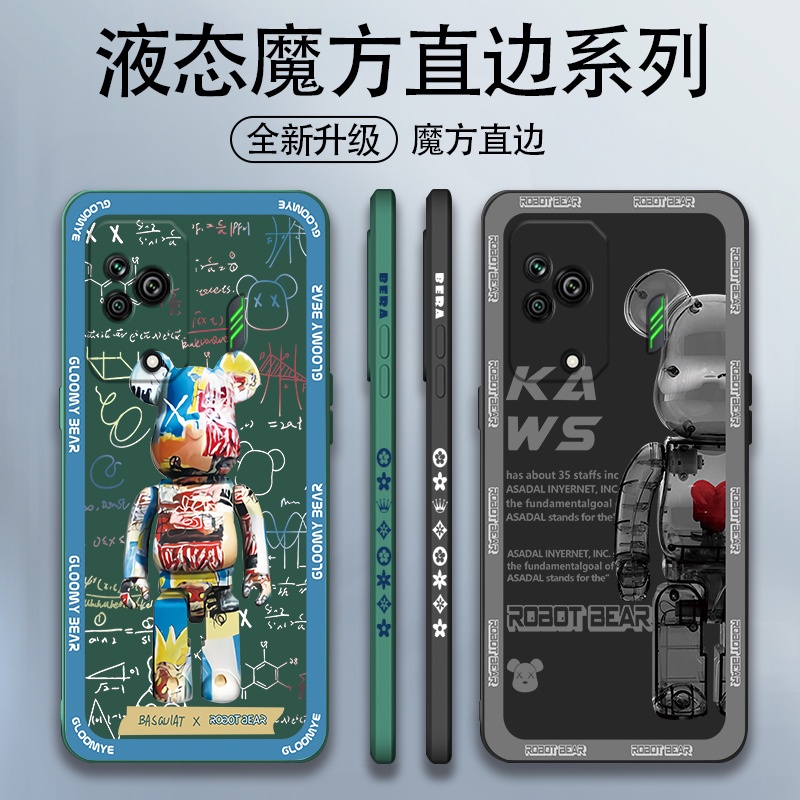 Ốp Điện Thoại Silicon Dẻo Chống Sốc In Hình Gấu Đen Hoạt Hình Cho Black Shark 5 5pro 5rs