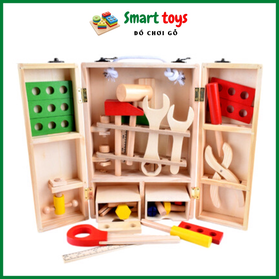 Đồ chơi bộ dụng cụ sửa chữa cho bé gái bé trai thông minh phát triên trí tuệ Smarttoys