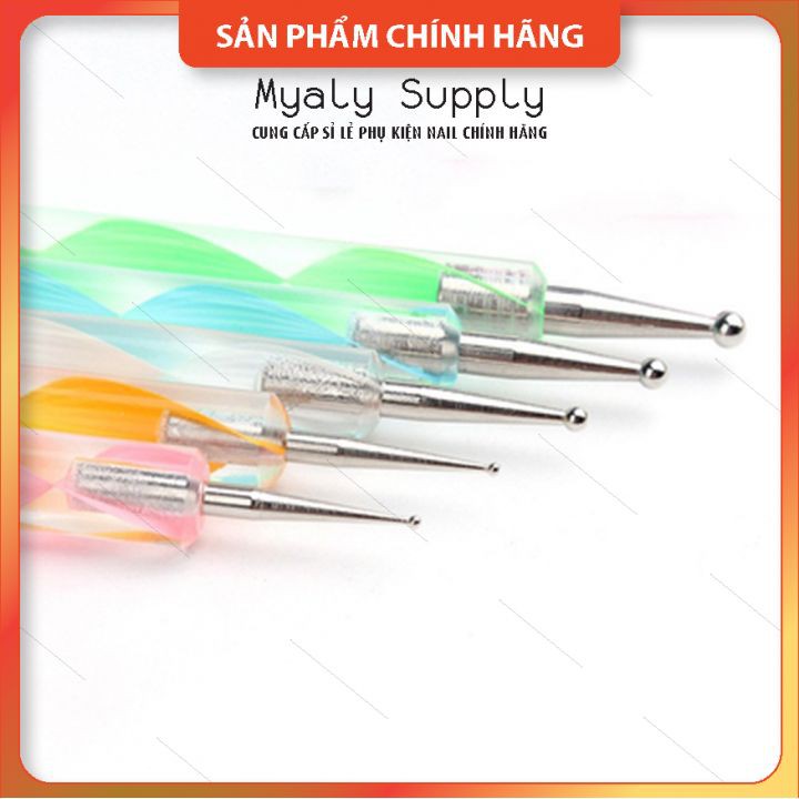 Bộ Bút Chấm Bi Nail Vẽ Móng Set 5 Cái 6544100592781