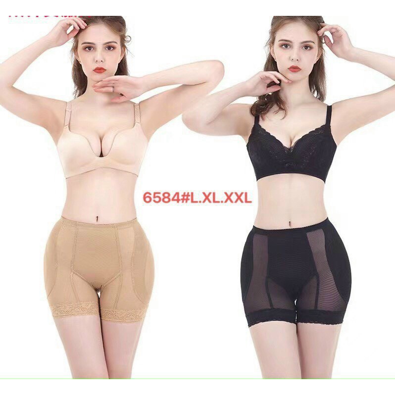 Quần gen bụng Embra độn hông nâng mông, ren mỏng tự nhiên miếng độn rời siêu thoáng cao cấp EBDDH13