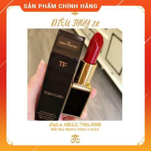 Son Tomfo 38 màu đỏ lạnh