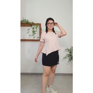 Bigsize công sở - Áo Công Sở Vạt Rũ ( 2 Màu )
