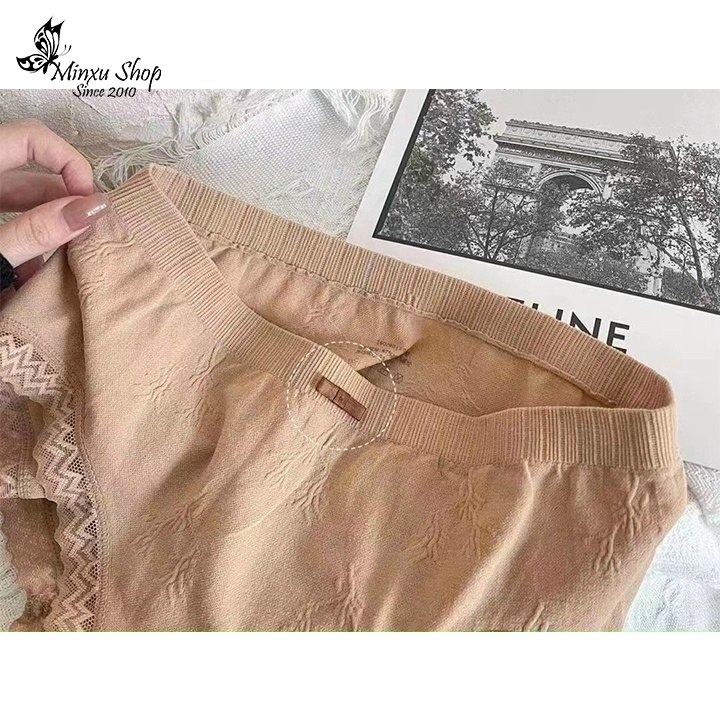 Quần lót nữ cotton co giãn 4 chiều tạo form đẹp nhiều màu, kháng khuẩn Minxu shop 031