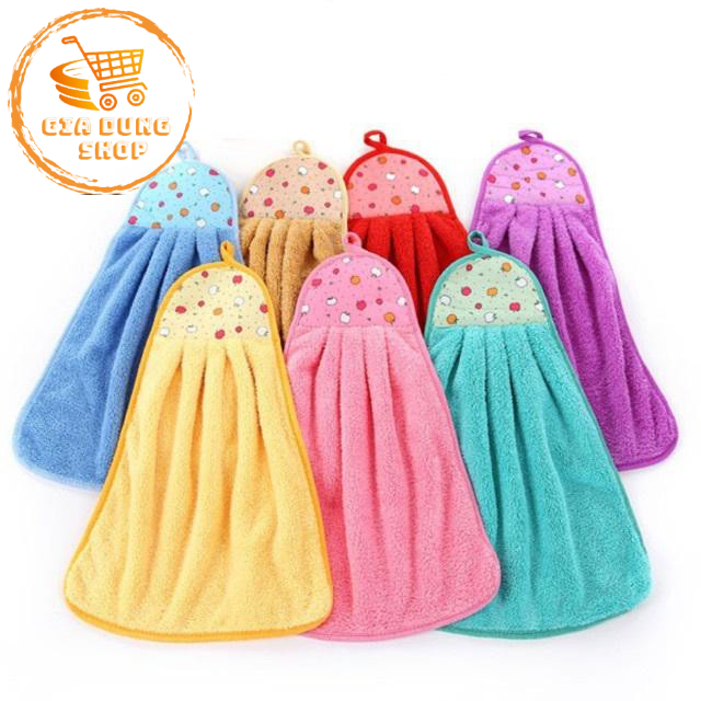 Khăn Lau Tay, Lau Bát Nhà Bếp Siêu Thấm Nước Size Lớn