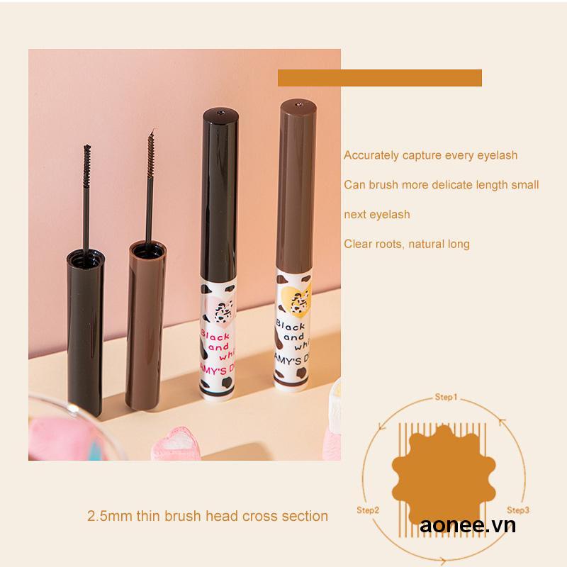 ✨✨Mascara Đầu Cọ Nhỏ Kháng Nước Chống Mồ Hôi Không Nhòe Lâu Trôi Chuốt Cong Mi